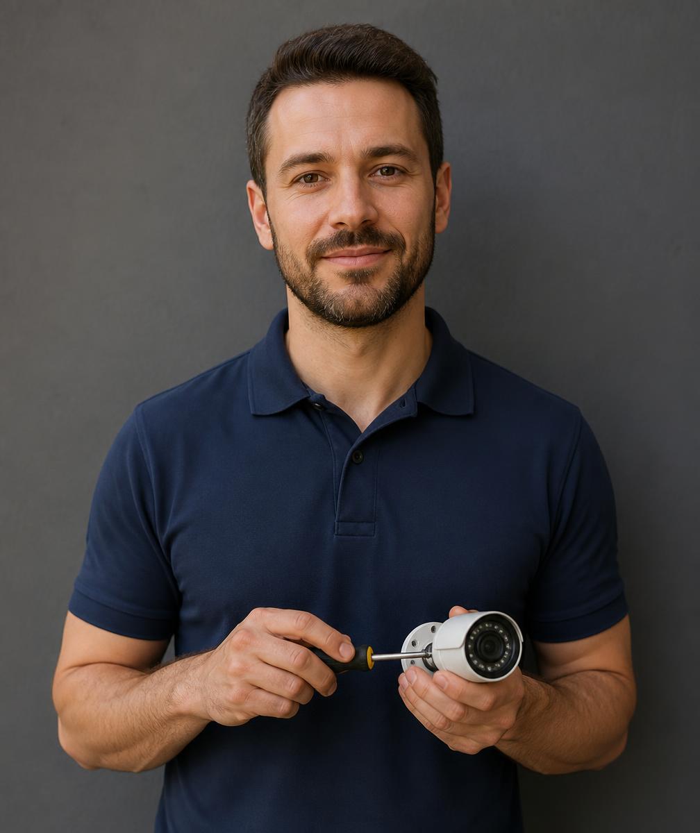 Bradley Hicks, owner and technician of Freedom First Alarms